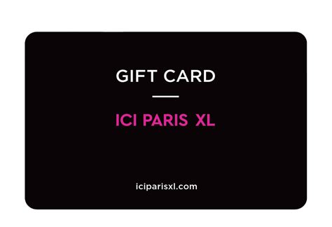 ici paris xl giftkaart.